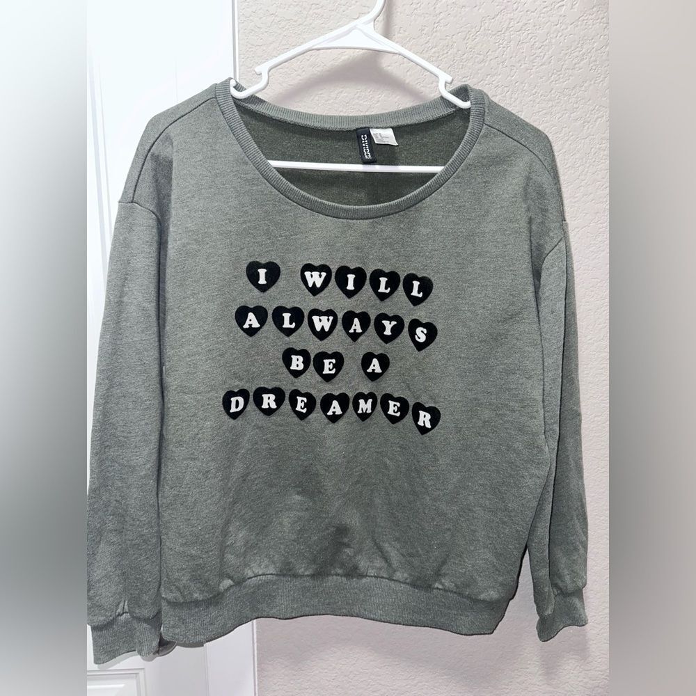 H&M I Will Always Be A Dreamer Sweater